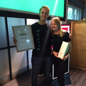 Avanto was awarded the Best Hardware Product – award at Demo Day, the final event of the Summer of Startups ’16. The award was curated by Mäkitalo attorneys-at-law