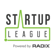 Startup League logo w powered by
